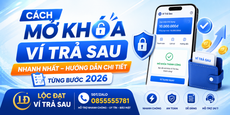 Cách Mở Khóa Ví Trả Sau Nhanh Nhất – Hướng Dẫn Chi Tiết Từng Bước 2026