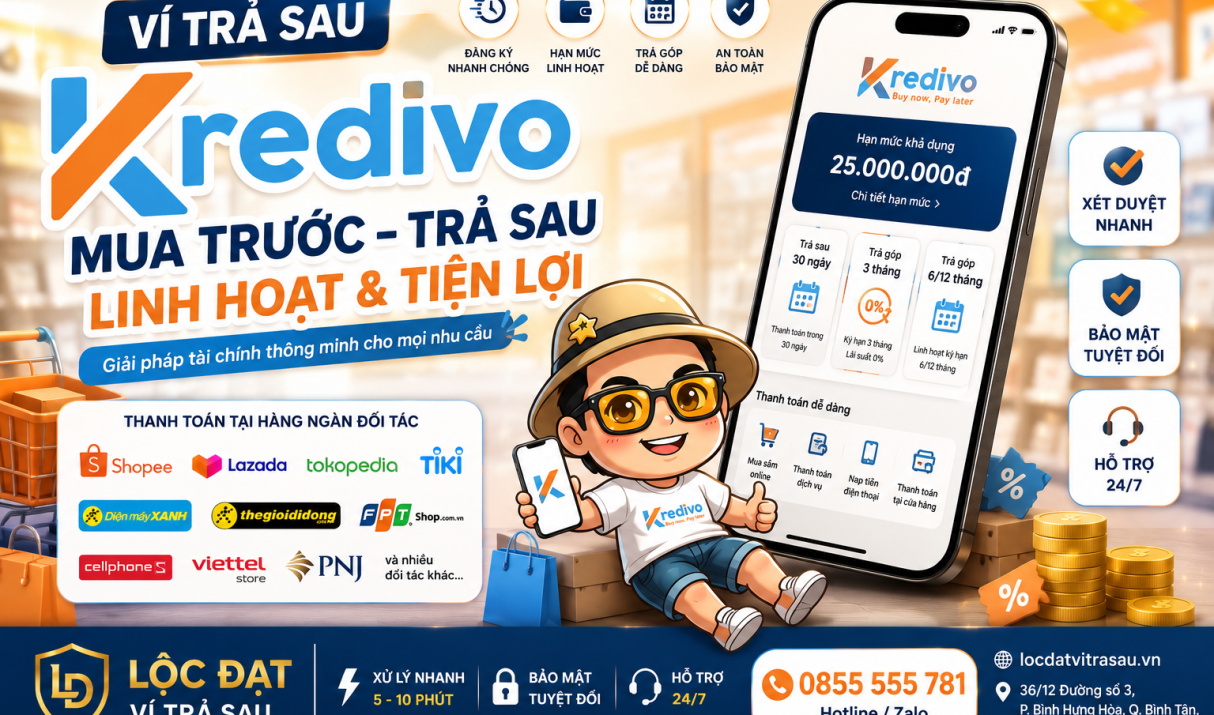 Ví Trả Sau Kredivo Là Gì? Cách Đăng Ký, Sử Dụng Và Những Điều Cần Biết Năm 2026
