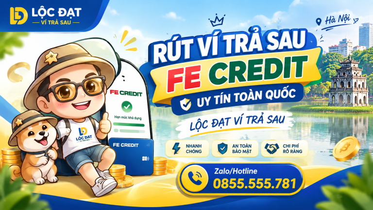 Rút Ví Trả Sau FE CREDIT Uy Tín Tại Hồ Chí Minh – Giải Ngân Tiền Mặt Nhanh