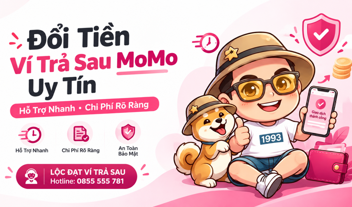 Đổi Tiền Ví Trả Sau MoMo Uy Tín – Hỗ Trợ Nhanh, Chi Phí Rõ Ràng